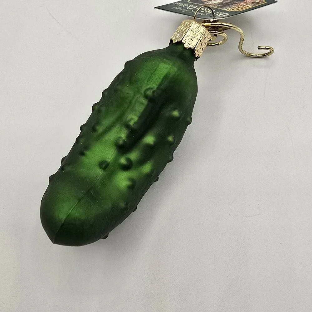 OWC Old World Pickle Blown‎ Glass Christmas Ornament Vintage 4